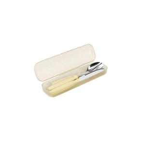 Kit Talheres Coza Nutri 26 x 6 x 4 cm Cor Creme Arroz