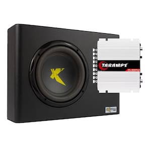 Caixa Slim Sub 8 300Wrms Exclusive + Modulo Taramps Ts 400X4