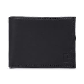 Carteira Masculina Basica Grande Couro Fossil Resistente Divisorias Para Cartoes Cabe Notas Abertas