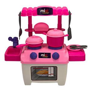Brinquedo Mini Cozinha Fogão Acessórios Pia Mesa Removíveis