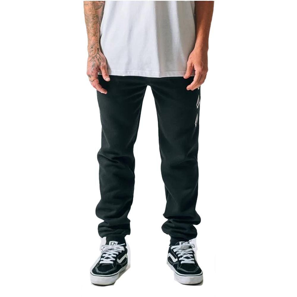 Calça Volcom Moletom Iconic Stone WT24 Masculina Preto