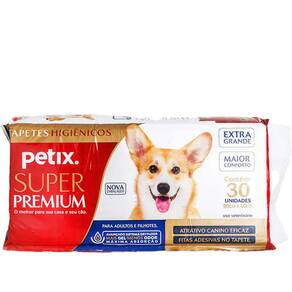 Tapete Higienico Petix Super Premium c/30 Unid