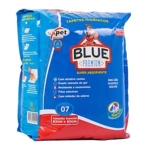 Tapete Higienico Expet Bluepremium c/ 7 (82x60 cm)