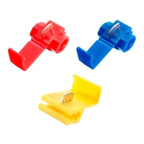 Kit 300 Conector Elétrico Derivação Emenda Fios 0,5Mm A 6Mm