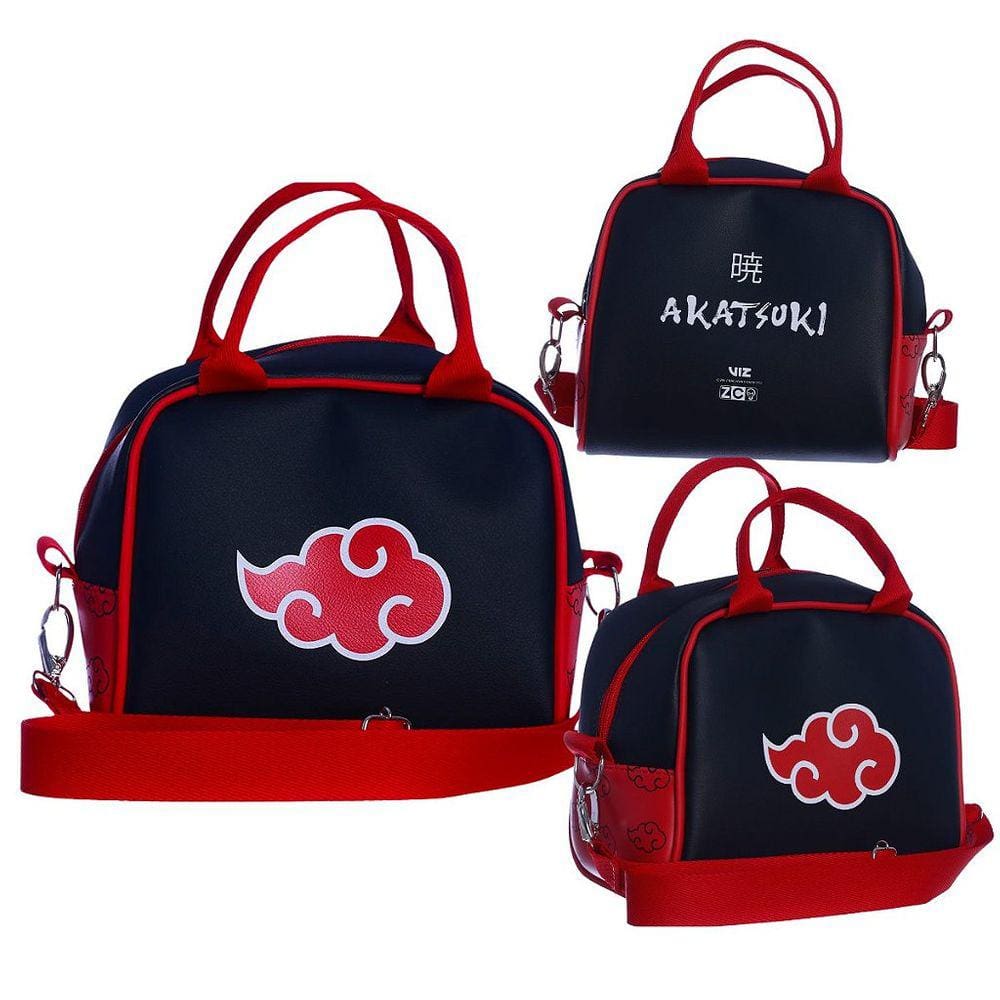 Nuvem Akatsuki Lancheira Maleta Bolsa Térmica Multiuso Oficial Naruto VIZ