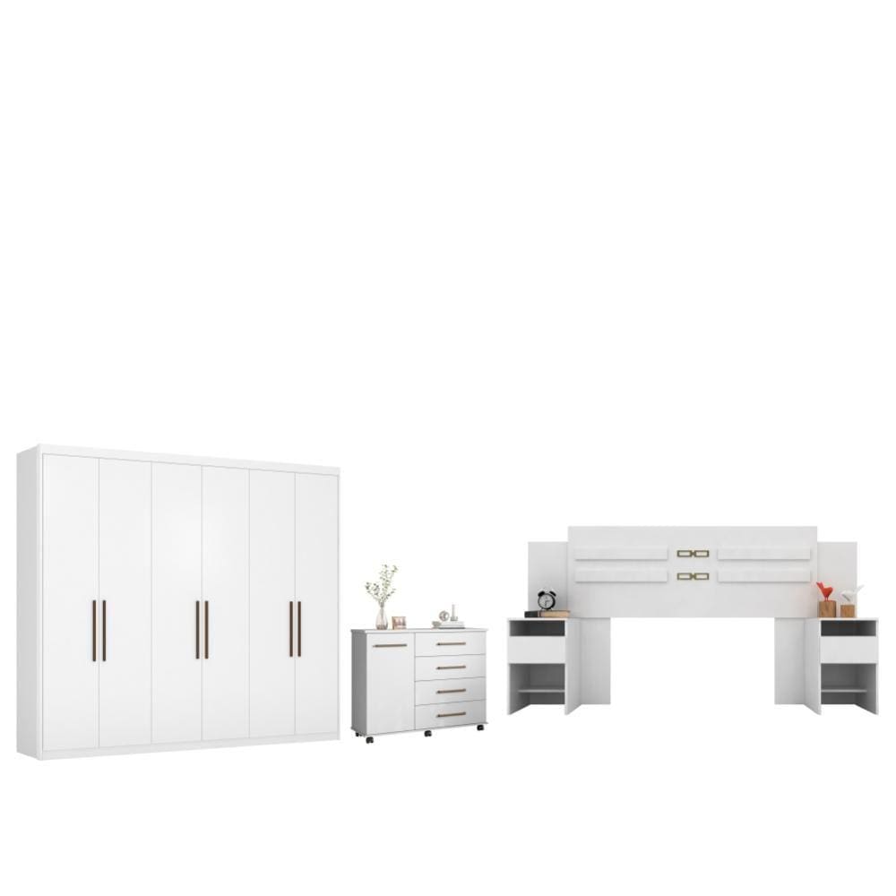 Conjunto Quarto de Casal Completo Caroline