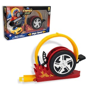 Pista Mega Speed com Loop 360º Lançador com 02 Carrinhos