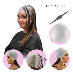 Touca de Silicone para Mechas Luzes Reflexo Profissional Dompel