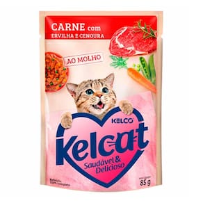 Kelcat Sache Carne ao Molho 85 g