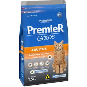 Premier A.I.Gatos Ad. Frango 1,5 Kg