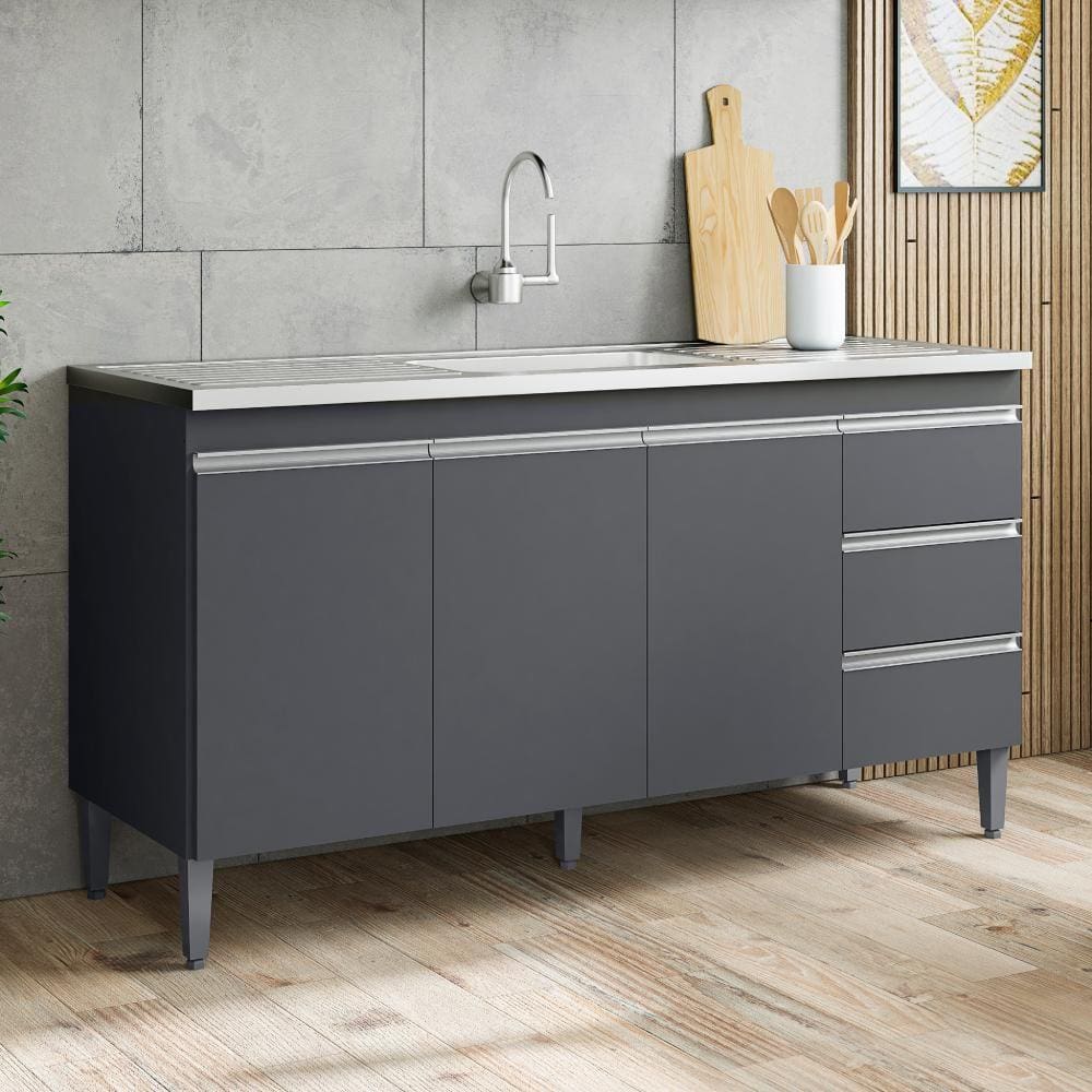 Balcão de Cozinha 3 Portas Barnsley