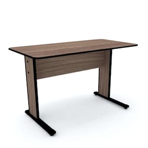 Mesa P/ Escritório 121X61 Pandin Maxxi - Walnut/Preto