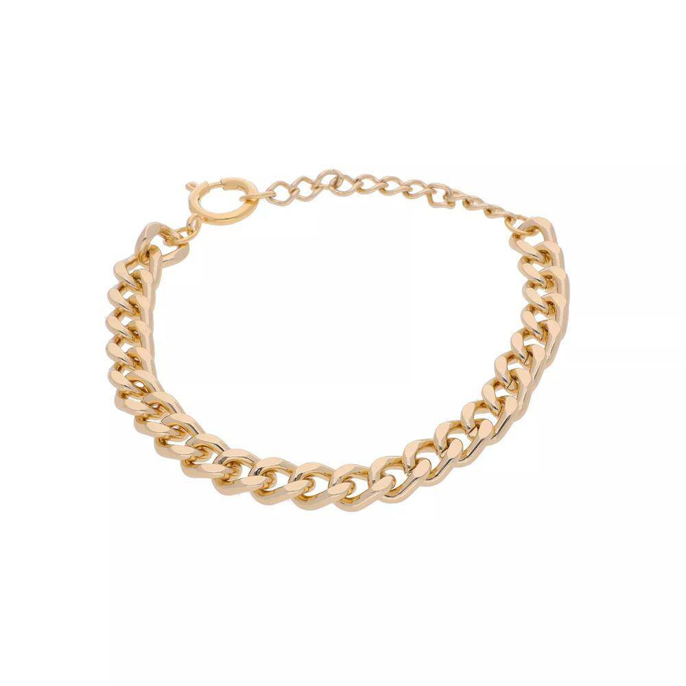 Pulseira Elo Groumet Pequeno By Kumbayá Joias