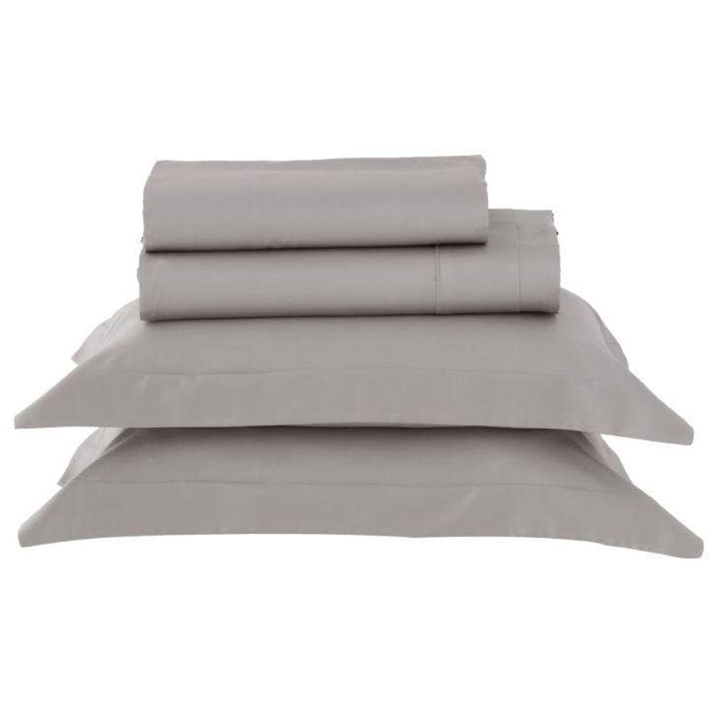 Jogo De Cama Queen Silver 300 Fios Satinée Kacyumara