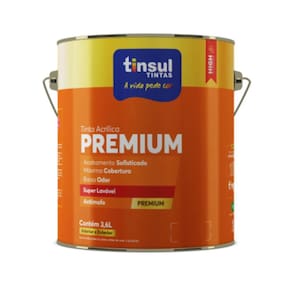 Base A Acrílico Semibrilho Premium 800ml | Tinsul