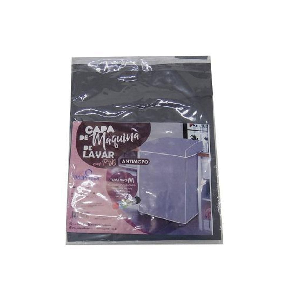 Capa Maquina De Lavar Pvc Antimofo 10 A 11Kg - 134963