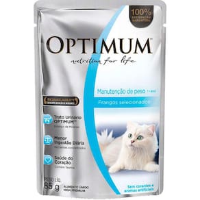 Optimum Sache Gatos Ad. Manut. Peso 85 g