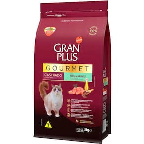 Gran Plus Gourmet Gatos Ad. Castr. Peru 3 Kg