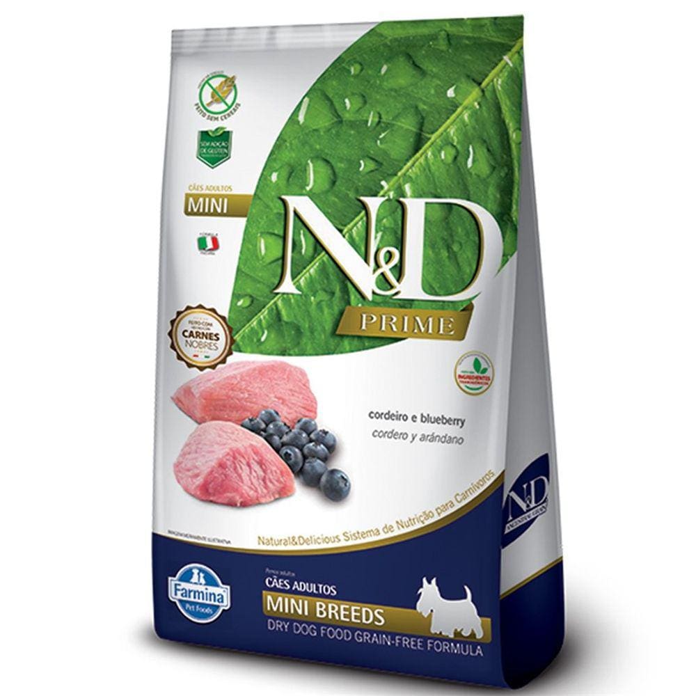 N&D Prime Caes Adultos Cordeiro Mini 800g