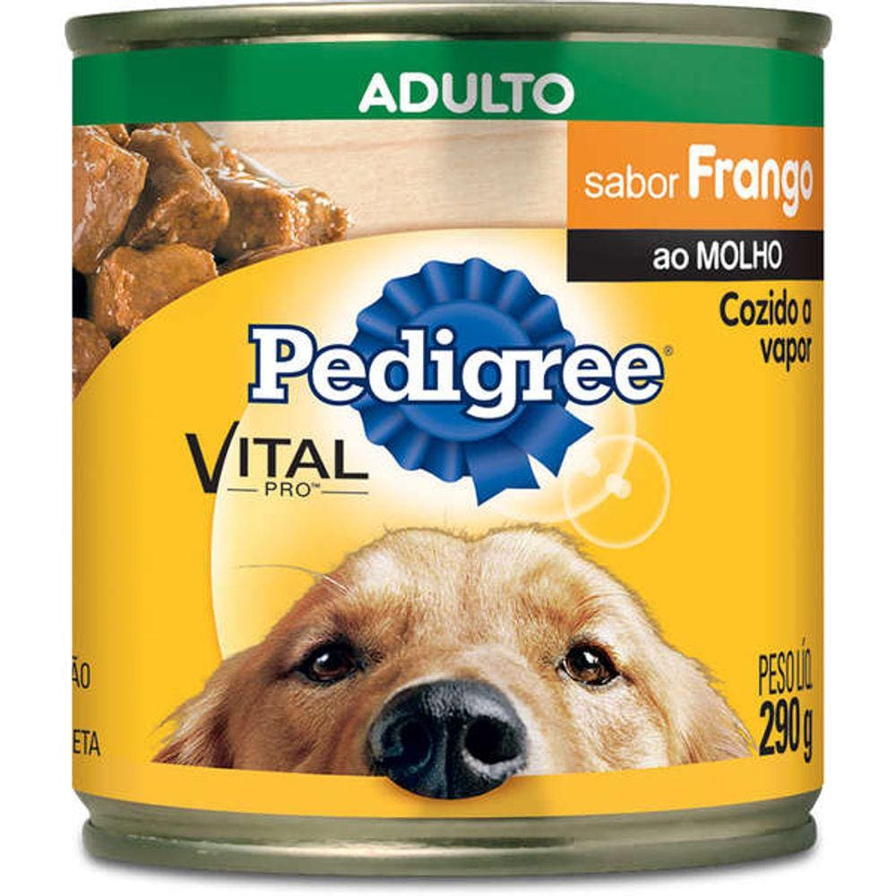 Pedigree Lata Frango Cozido ao Molho 290 g