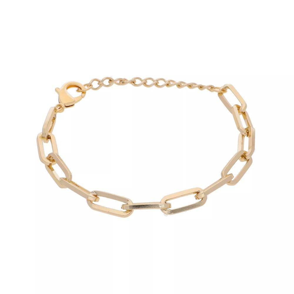 Pulseira Elo Cartier Quadrado By Kumbayá Joias