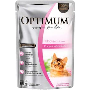 Optimum Sache Gatos Filhotes 85 g