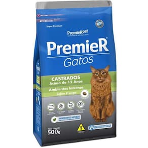 Premier A.I.Gatos Cast.Frango Acima 12 Anos 500 g