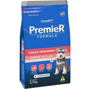 Premier Caes Filh. Raças Pequenas 2,5 Kg