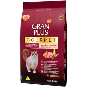 Gran Plus Gourmet Gatos Ad.Castr. Salm/Fran 10 Kg