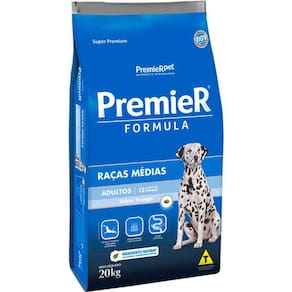 Premier Caes Ad. Raças Medias 20 Kg
