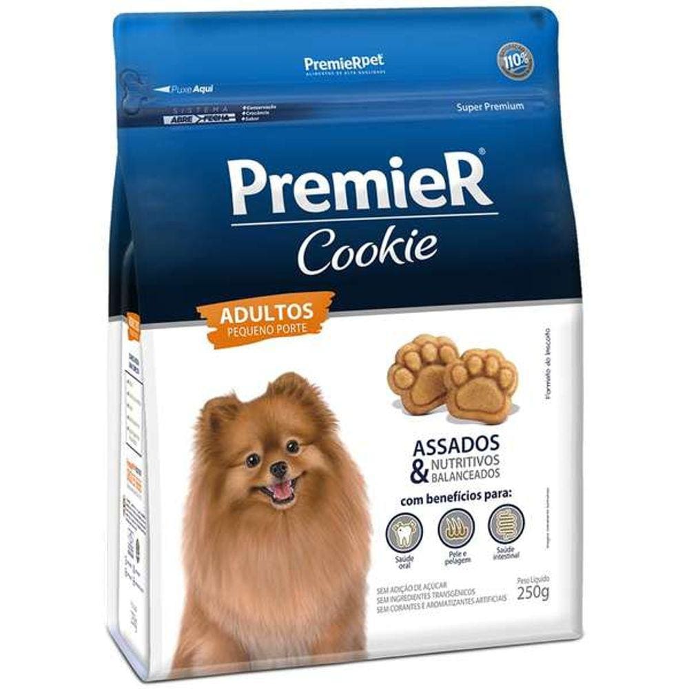 Premier Cookie Caes Adultos Peq. Porte 250 g