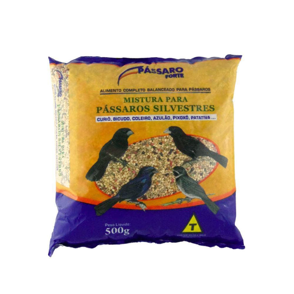 Forte Mist. P/ Pássaros Silvestres 500 G.