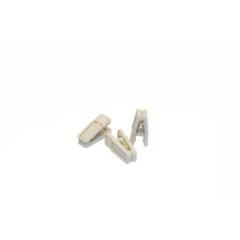Kit Clip Vizapi com 10 5x2x2cm Marfim