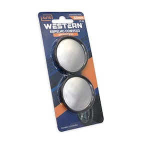 Kit 2 Espelhos Convexo Universal Ponto Cego Carro Ferramenta