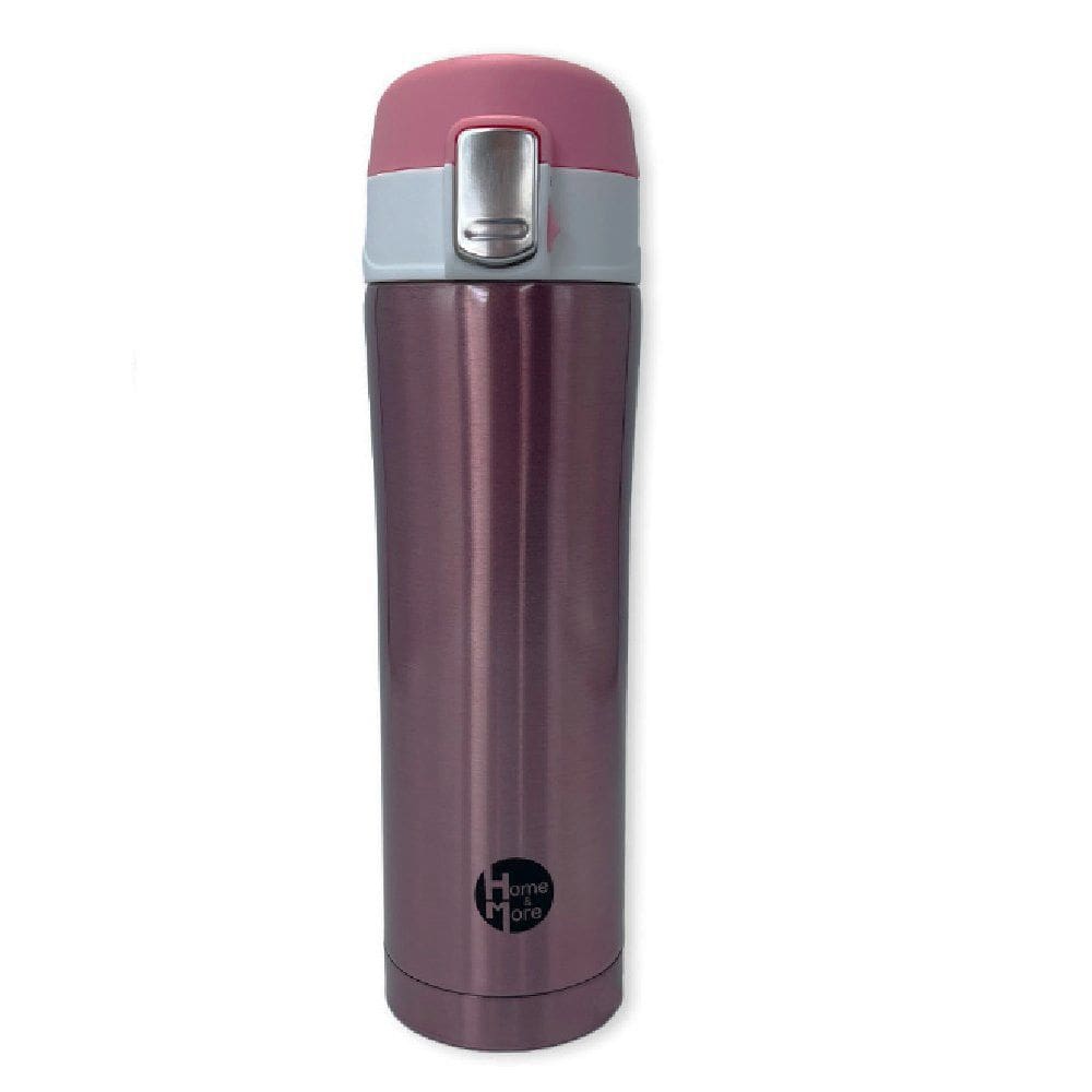 Garrafa Squeeze Isotérmica com Tampa 500ml Mantem 12h Rosa