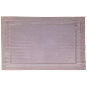 Jogo Americano Retangular Vizapi 28x43cm Flórida Prata