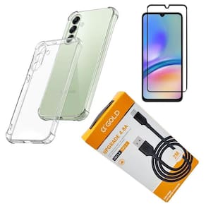 Kit Capinha S24 Plus + Pelicula 3D + Cabo Tipo-C 2 Metros