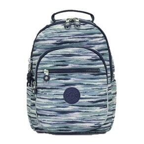 Mochila Kipling Seoul com Listras - Compartimento p/ laptop