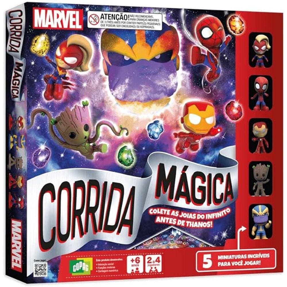 Jogo - Corrida Magica Marvel COPAG DA AMAZONIA