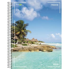 Caderno Universitário Capa Dura 1 Matéria Freedom São Domingos