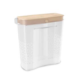 Porta Sabão Em Po Dispenser Lavanderia Pote Plástico