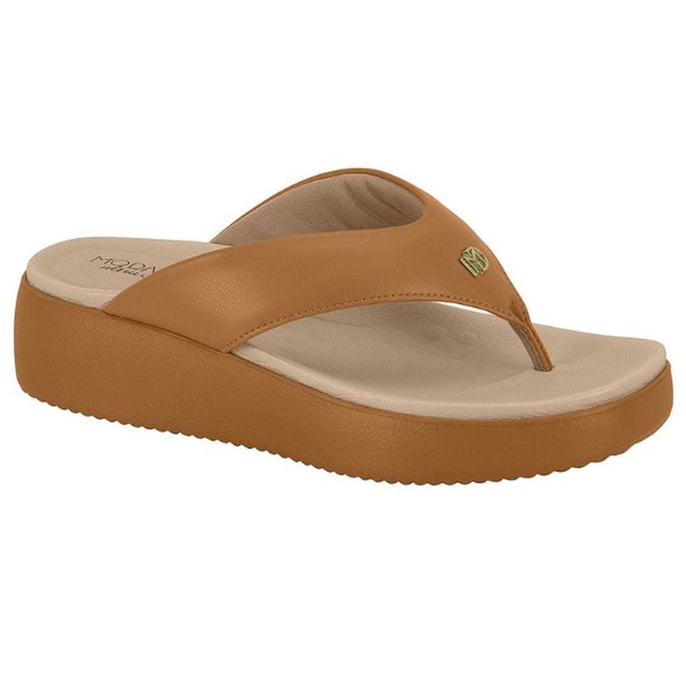 Tamanco Feminino Anabela Salto Dedo Chinelao Modare 7189.101