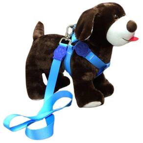 Coleira Peitoral Premium para Cachorro - Azul Nº 4