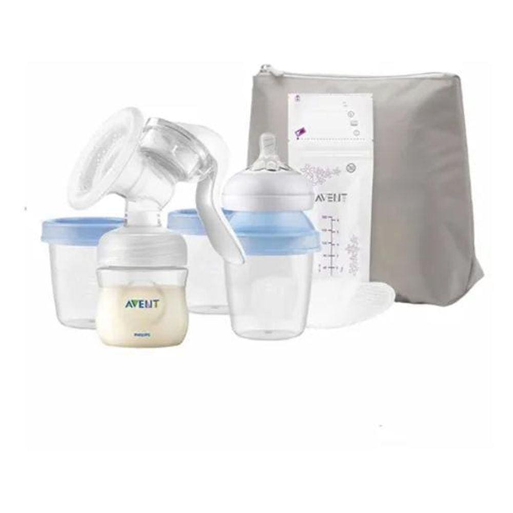Extrator Bomba De Tirar Leite Manual Avent - Branco