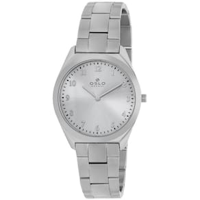 Relógio Oslo Feminino Ref: Ofbsss9T0029 S2Sx Slim Prateado