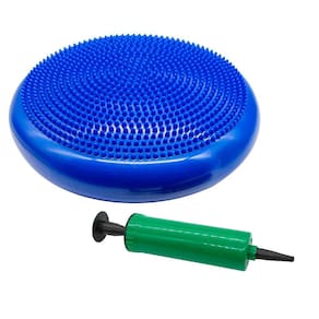 Disco de Equilíbrio 33cm Yoga Pilates Fisioterapia com Bomba Inflável