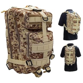 Mochila de Acampamento Reforçada Camuflada 30 Litros - Nagano