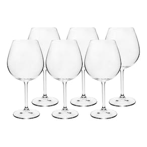 Jogo De 6 Taças Vinho Bordeaux 650ml Gastro Colibri Bohemia