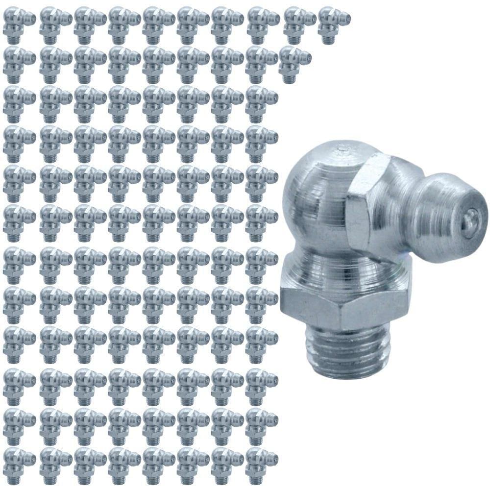 Graxeira Curva 90° 1/8 POL com 100 Unidades 1467 BREMEN