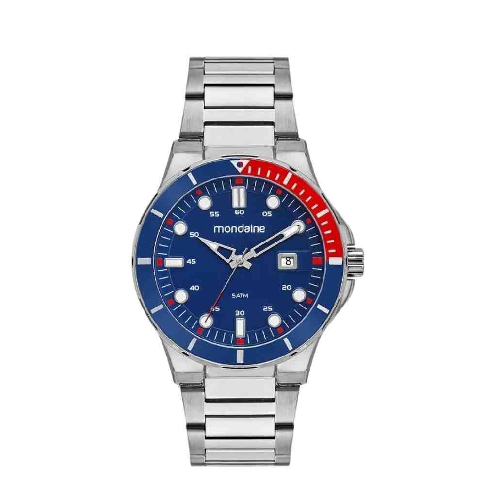 Relógio Mondaine Prata - Masculino, Analógico, Aço